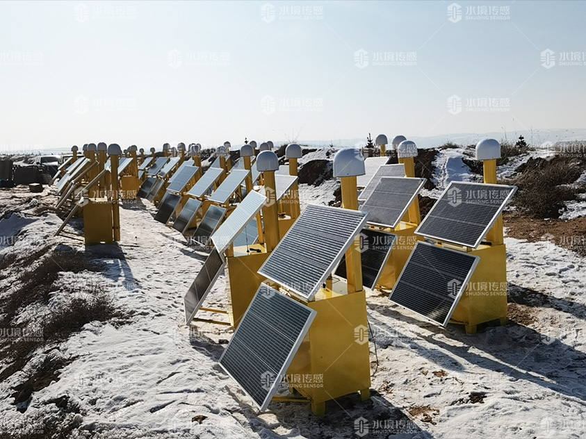 水境傳感  內蒙某尾礦安裝移動式GNSS位移監測站實例